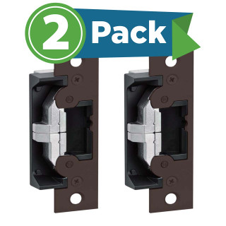 Adams Rite 7440-313-2PK UltraLine Electric Strike, 12/24 VDC, Fail Safe/Fail Secure, Dark Bronze Anodized - 2 Pack