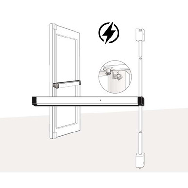 Adams Rite 8211 MLR 36, Narrow Style Mortorized Latch Retraction ...