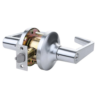 Schlage ND50PD-RHO-626 Satin Chrome Office Lock Rhodes Lever