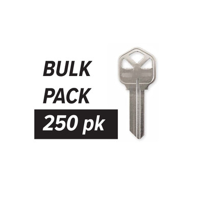 Tubular Key Blanks – 50-Pack | Admiral Locks, Unbranded Bulk Lot