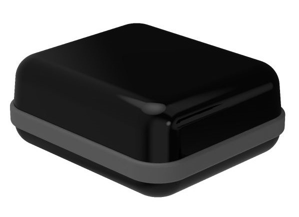 SERPAC NEMA4X / IP67 Pocket Enclosure, Black with gray band