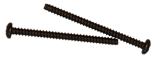 Set of 2 Medium (1.75") Case Screws for TRS-80 Model I, Black Oxide Finish