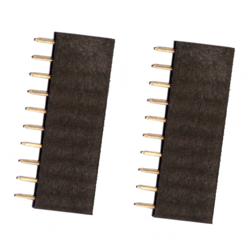 10-Pin SPI Female Header, 0.1" pitch