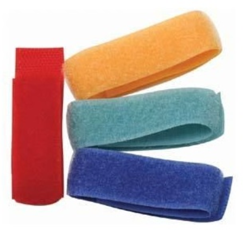 Set of 4 colored velcro cable tie belts wire organizers