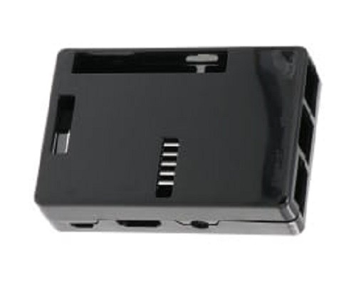 Black Raspberry Pi V2/V3 ABS Enclosure with Additional Cutouts, Bud PS-11595-B