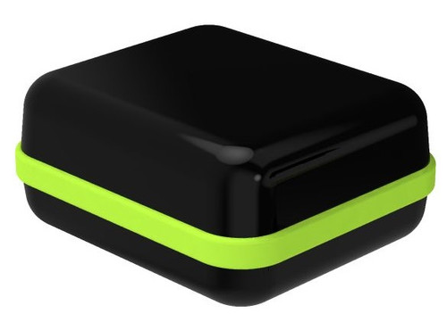 SERPAC NEMA4X / IP67 Pocket Enclosure, Black with green band, CX25ABKANG SERPAC NEMA4X / IP67 Pocket Enclosure, Black with green band, CX25ABKANG