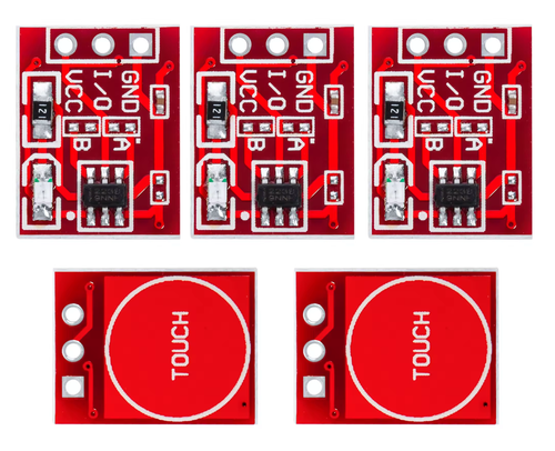 TP223 Touch Sensor Module, latching or momentary, 2.5 to 5VDC (pack of 5)