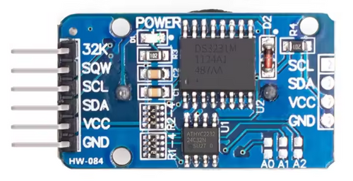 DS3231 RTC Real Time Clock + 24C32 EEPROM Module, 3.3 to 5V, IIC / I2C