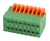 Spring Clamp Terminal Block, 8-position, KF141V Style