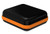 SERPAC NEMA4X / IP67 Pocket Enclosure, Black with orange band, CX20ABKANO