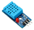 DHT11 Temperature and Humidity Sensor Module, Serial Data Output, 3 to 5V