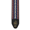 ACE VINTAGE BOHEMIAN BLUE GUITAR STRAP