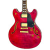2001 WASHBURN HB-35 - WINE RED WITH OHSC