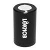 NEW UNIVERSAL 1/2" od small black and silver LOKNOB fits most pots 13129-bs