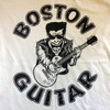 NEW BOSTON GUITAR T-SHIRT - WHITE