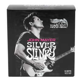 JOHN MAYER SILVER SLINKY SIGNATURE ELECTRIC GUITAR STRINGS 6-PACK