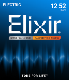 ELIXIR NANOWEB .012-.052 ELECTRIC STRINGS