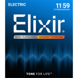 ELIXIR NANOWEB 7-STRING .011-.059 ELECTRIC STRINGS
