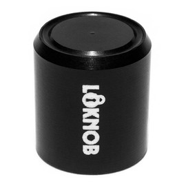 NEW LOKNOB FUGGEDABOUDIT TOUR CAP 3/4" OD black for 6mm splined shaft pots-1 13126b