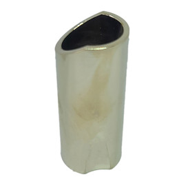 THE ROCK SLIDE NICKEL PLATED LARGE GUITAR SLIDE 