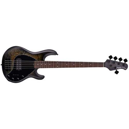 NEW STERLING BY MUSICMAN STINGRAY RAY35 POPLAR BURL TOP