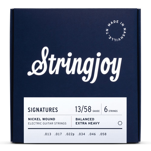 STRINGJOY SIGNATURES - BALANCED EXTRA HEAVY GAUGE (13-58) 