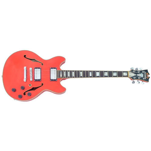 D'ANGELICO PREMIER MINI DC - FIESTA RED WITH BAG