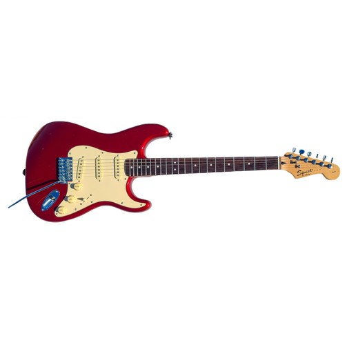 2008 FENDER SQUIER STANDARD SERIES STRATOCASTER - WITH UPGRADES!