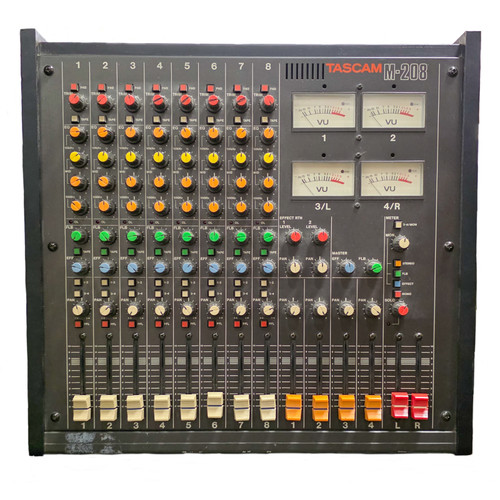 TASCAM M-208 8-CHANNEL VINTAGE ANALOG MIXER