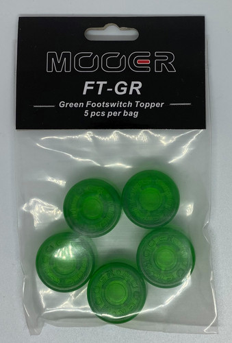NEW MOOER CANDY FOOTSWITCH TOPPER - GREEN