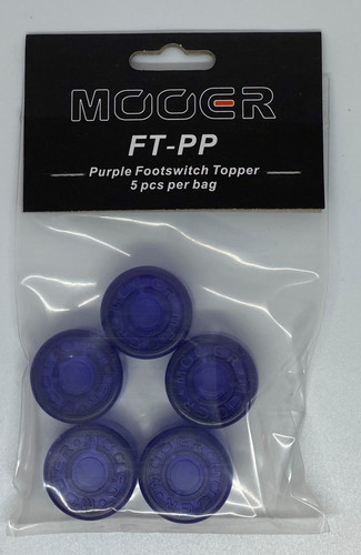NEW MOOER CANDY FOOTSWITCH TOPPER - PURPLE