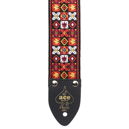 ACE VINTAGE X'S & O'S GUITAR STRAP