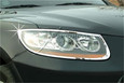 2007 Santa Fe Chrome Headlight Trims 2007 Santa Fe Chrome Headlight Trims