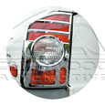 Korando Chrome Taillight Covers Type 2
