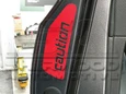 Door Caution Decal Set