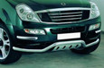 Rexton Front Bumper Bar w/ Skid Plate