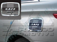 2011+ Sonata i45 "Safe" Chrome Fuel Door Cover 2011+ Sonata i45 "Safe" Chrome Fuel Door Cover