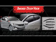2011+ Optima K5 Tinted Window Visors 2011+ Optima K5 Tinted Window Visors