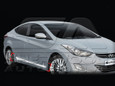 2011+ MD Elantra Chrome Door Molding Set 4pc 2011+ MD Elantra Chrome Door Molding Set 4pc