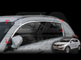 2011+ Sportage R Chrome Upper Window Trim Surround Set 4pc