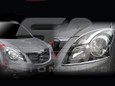 QM5 Renault Koleos Chrome Headlight Trim Set