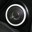 Sorento Brushed Aluminum Tweeter Speaker Trims
