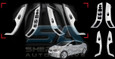 2011+ Elantra MD Chrome Interior Door Control Covers 4pc 2011+ Elantra MD Chrome Interior Door Control Covers 4pc