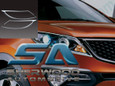 2011+ Sportage Chrome Headlight Trim Set Type 2