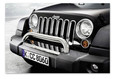 Jeep Wrangler JK Stainless Steel Front Bumper Plate