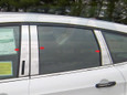 2013 Ford Escape 6 Pc CHROME Pillar Post Trim w/ Keyless