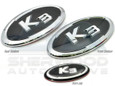 2014+ Forte "K3" Premium Emblem Badge GRILL TRUNK STEERING 3pc