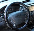 i40 Wagon Premium Carbon/Gloss Black Steering Wheel Cover