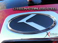 03-06 Sorento CARBON/STAINLESS STEEL VIP K Emblem Badge Grill Tr 03-06 Sorento CARBON/STAINLESS STEEL VIP K Emblem Badge Grill Tr