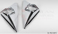 2014+ Sorento R Chrome A-Pillar Mirror Base Molding Set 4pc 2014+ Sorento R Chrome A-Pillar Mirror Base Molding Set 4pc